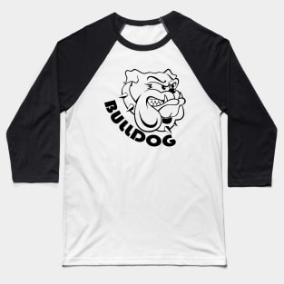 Angry Bulldog Baseball T-Shirt